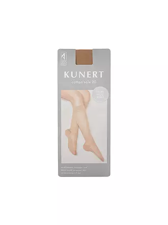 KUNERT | Calcetines hasta la rodilla COTTON SOLE 20 DEN |